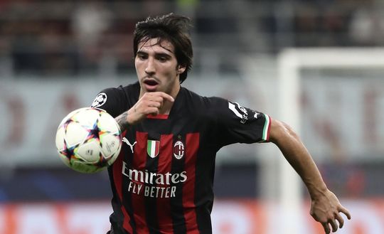 Sandro Tonali AC Milan Milan-Chelsea 0-2 Champions League 2022-2023
