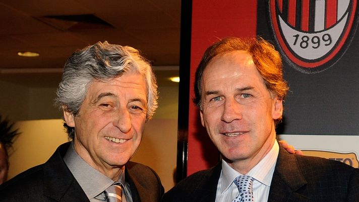 Gianni Rivera e Franco Baresi, storici capitani del Milan (credits: GETTY Images) 