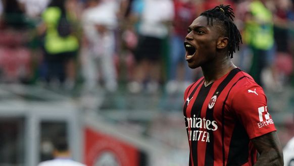 Rafael Leao AC Milan Milan-Atalanta 2-0 Serie A 2021-2022