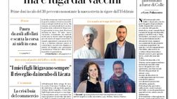Prima Pagina, La Repubblica-Palermo: “Meno positivi e ricoveri ma è fuga dai vaccini”