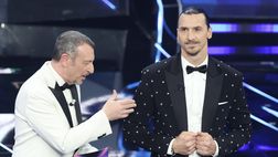 Sanremo, Ibrahimovic ad Amadeus: “Quanti gol ha fatto Mattarella?” | VIDEO