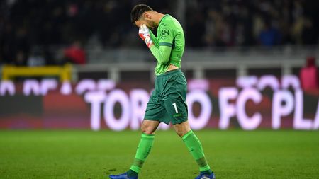 TURIN, ITALY - MARCH 13: Etrit Berisha of Torino FC reacts during the Serie A match between Torino FC and FC Internazionale at Stadio Olimpico di Torino on March 13, 2022 in Turin, Italy. (Photo by Valerio Pennicino/Getty Images)