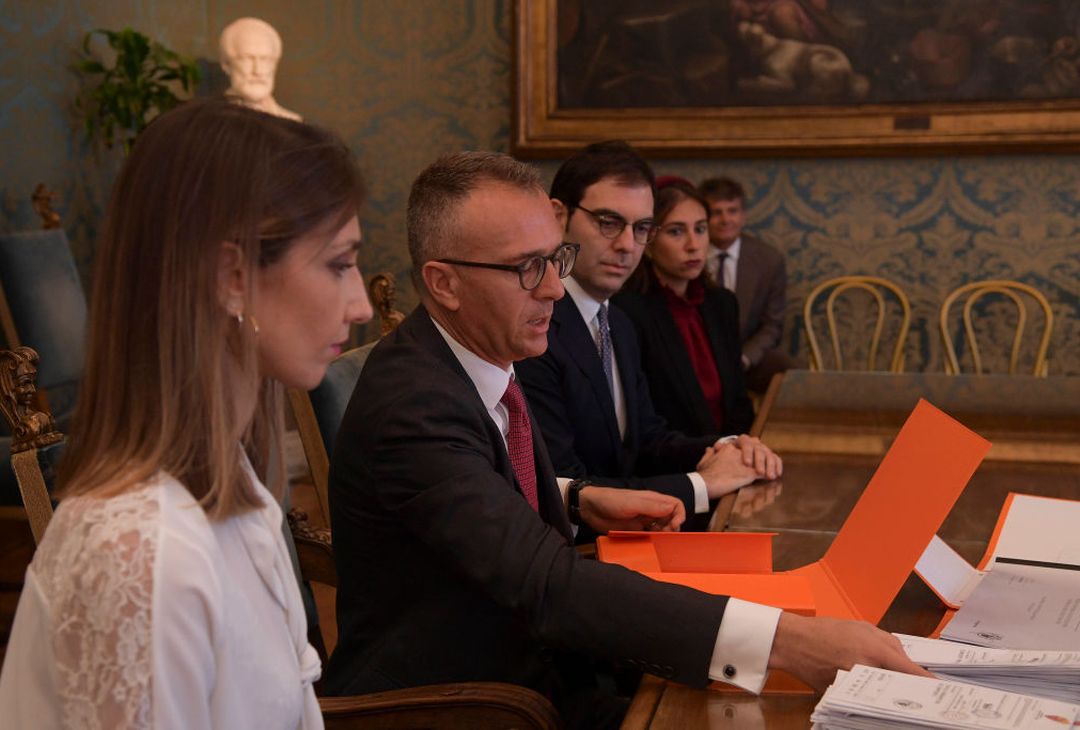 Stadio Roma, l’incontro tra Berardi e Gualtieri in Campidoglio – FOTO GALLERY - immagine 13