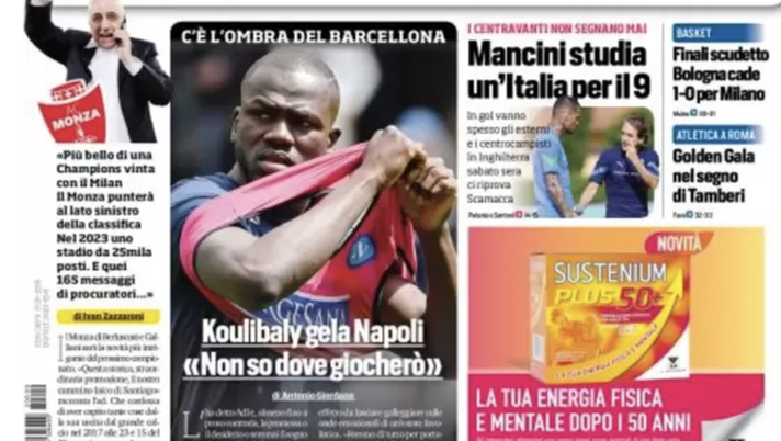 IL NAPOLI SUI MEDIA – Le prime pagine dei giornali di oggi 09 giugno 2022 - immagine 1