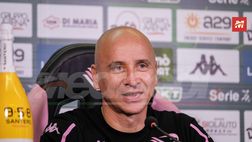 FOTO PALERMO, verso il Cosenza: Mister Eugenio Corini in conferenza stampa (Gallery)