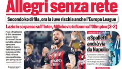 EDICOLA CDS – Allegri senza rete, la Juventus rischia anche l’Europa League