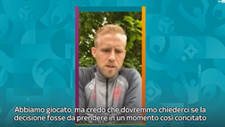 VIDEO Eriksen, Schmeichel in ospedale: “Vederlo mi ha aiutato molto”