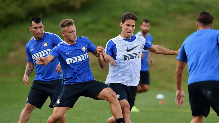 Federico Dimarco si allena con l'Inter Federico Dimarco si allena con l'Inter