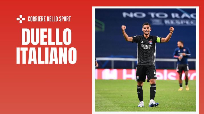 Houssem Aouar Olympique Lione Calciomercato AC Milan