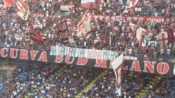 Milan-Torino, tutte le contestazioni della Curva Sud