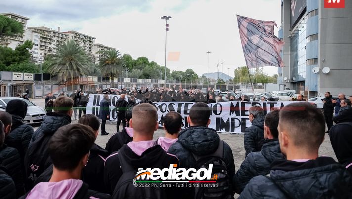 Benevento-Palermo, la carica dei tifosi: “Non conta il risultato, ma la prestazione!” Palermo