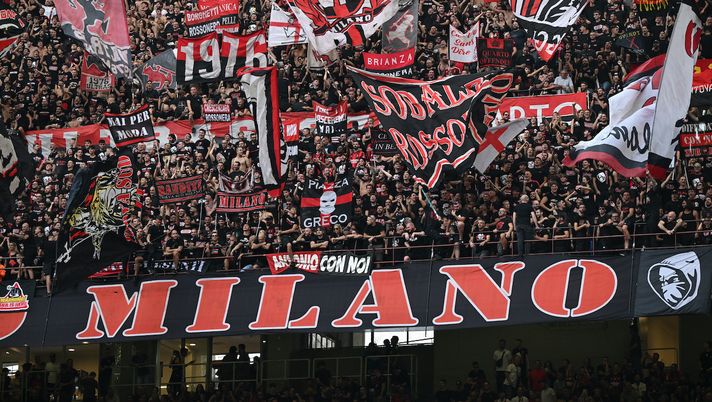Curva Sud Milano AC Milan San Siro Milan-Lazio 2-0 Serie A 2023-2024