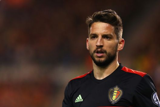 Dries Mertens in azione con il Belgio Dries Mertens in azione con il Belgio
