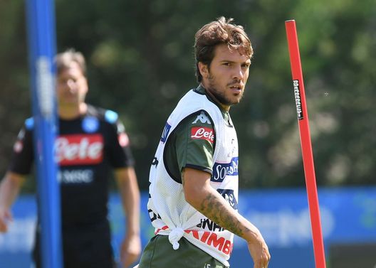 Simone Verdi in allenamento con il Napoli (foto: Getty Images) 
