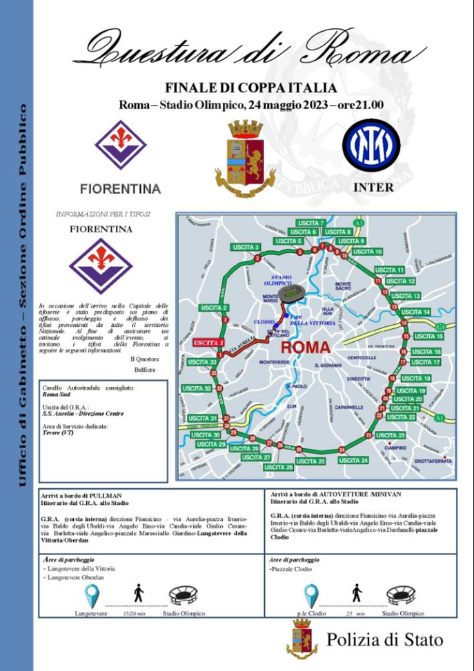 Tifosi, come muoversi per la finale di Coppa Italia: il piano per Roma- immagine 2