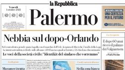 Prima Pagina, La Repubblica-Palermo: “Nebbia sul dopo-Orlando”