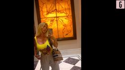 VIDEO / Body da urlo e valigia: Wanda Nara pronta a partire