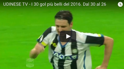 VIDEO Udinese, i 30 gol più belli dell’anno