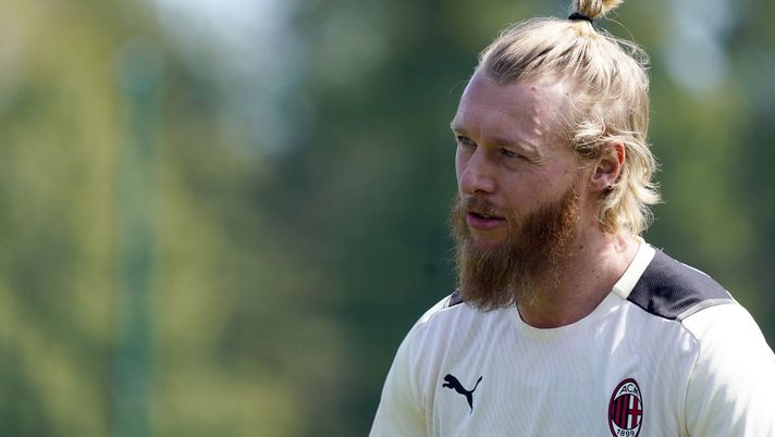 La barba di Simon Kjaer (Getty Images) La barba di Simon Kjaer