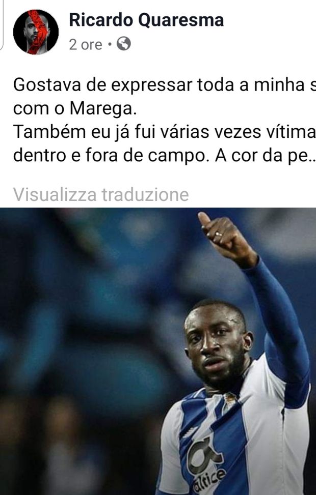 Ricardo Quaresa, il razzismo e Marega... Ricardo Quaresa, il razzismo e Marega...