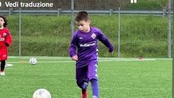 FOTO – Il bimbo di Quarta sulle orme del padre (in maglia viola)