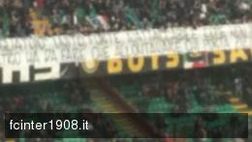 ECCO LO STRISCIONE DELLA NORD PER LA VICENDA BALOTELLI!