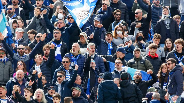 GERMOGLI PH: 3 APRILE 2022 FIRENZE STADIO ARTEMIO FRANCHI SERIE A FIORENTINA VS EMPOLI NELLA FOTO TIFOSI EMPOLI Verso Fiorentina-Empoli, il dato sui biglietti venduti per il settore ospiti - immagine 1