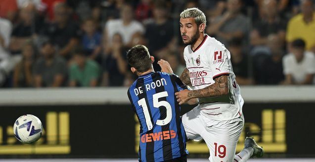 Theo Hernández AC Milan Atalanta-Milan 1-1 Serie A 2022-2023