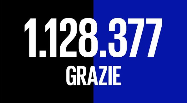 L’Inter chiude la sua stagione a San Siro: “1.128.377 grazie” L’Inter chiude la sua stagione a San Siro: “1.128.377 grazie” - immagine 1