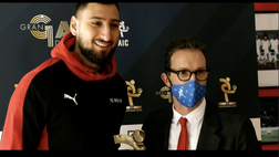 VIDEO Milan, Donnarumma premiato al Gran Galà del calcio: “Ringrazio i miei difensori”
