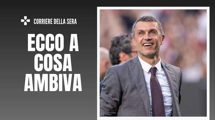 Paolo Maldini (direttore tecnico AC Milan), responsabile delle operazioni di calciomercato dei rossoneri | Milan News (Getty Images) Paolo Maldini AC Milan Calciomercato AC Milan