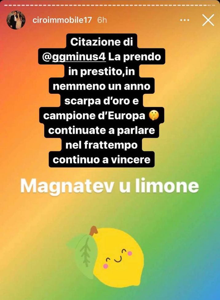 Immobile: “In un anno Scarpa d’Oro e campione d’Europa: contro tutti, attaccatevi al c…”- immagine 3
