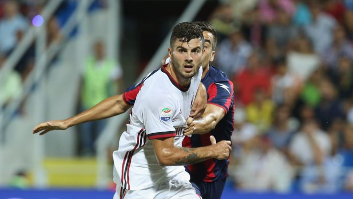 20 agosto 2017, Crotone-Milan 0-3: Patrick Cutrone durante una fase del gioco (credits: GETTY Images) 
