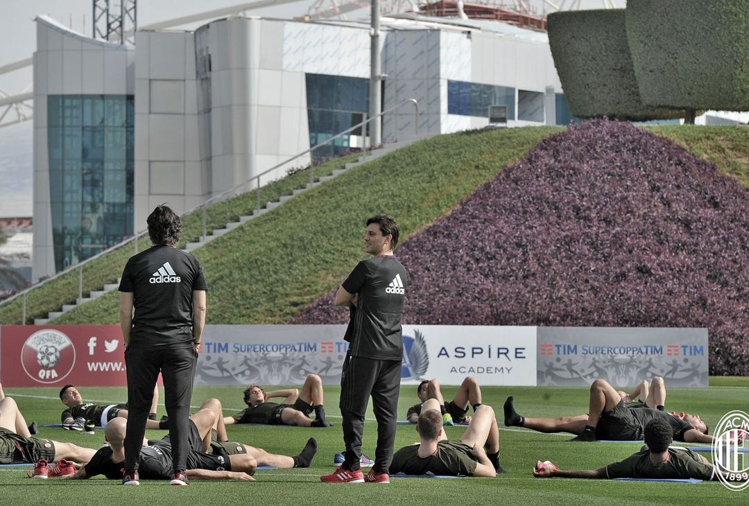 allenamento Milan Doha