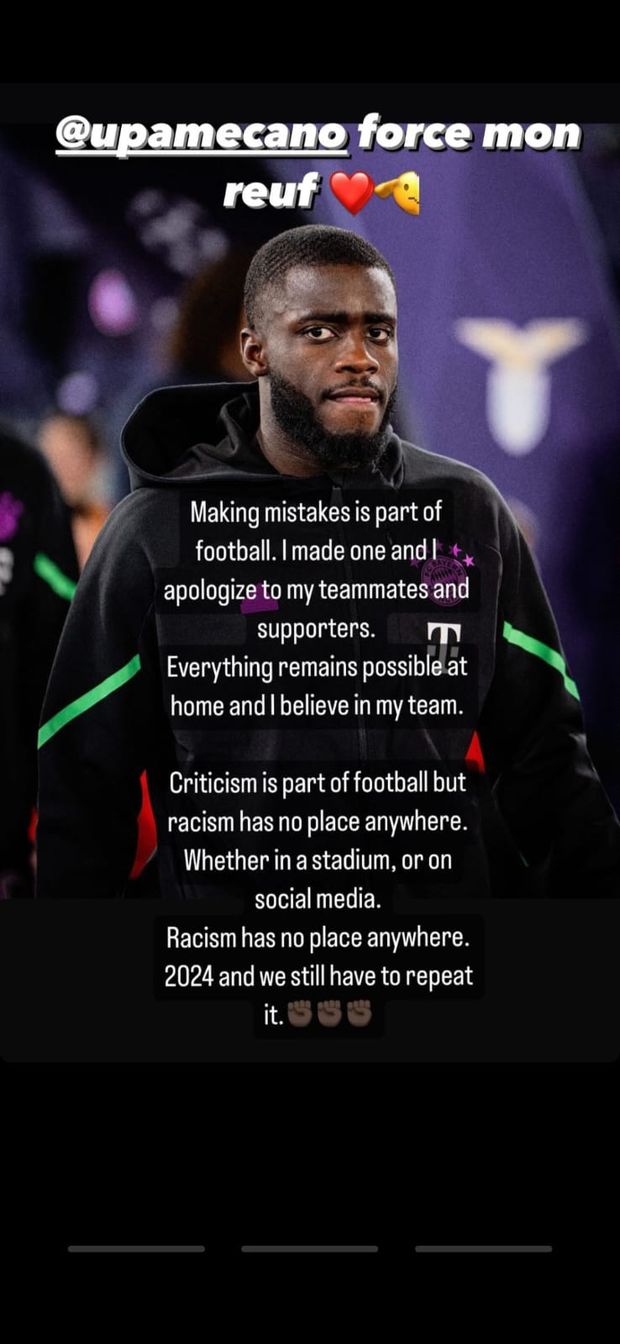 Upamecano errore ed insulti razzisti. Arriva anche il supporto di Ikonè- immagine 2