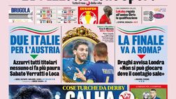 Prima Pagina, La Gazzetta dello Sport: “Calha: Inter eccomi. Cose turche da derby”