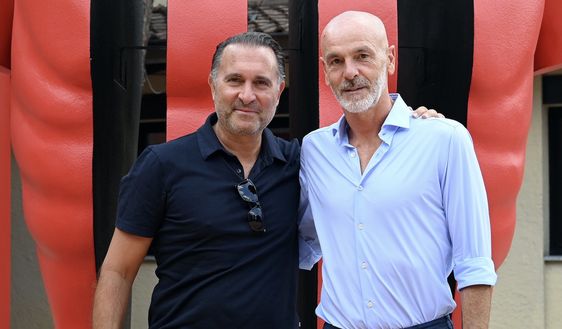Gerry Cardinale con Stefano Pioli (allenatore AC Milan) a Milanello | Milan News (Getty Images) Cardinale Pioli AC Milan