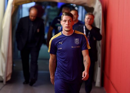 Andrea Belotti of Italy looks on prior to the international friendly match between Italy and France at Stadio San Nicola on September 1, 2016 in Bari, Italy. Andrea Belotti of Italy looks on prior to the international friendly match between Italy and France at Stadio San Nicola on September 1, 2016 in Bari, Italy.