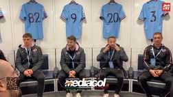 Palermo, ritiro a Manchester: Brunori sul trono di Haaland nello spogliatoio del City