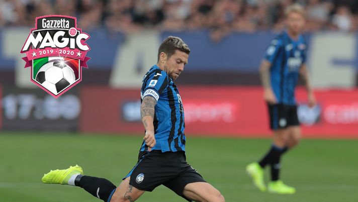 BERGAMO, ITALY - OCTOBER 06:  Alejandro Gomez of Atalanta BC in action during the Serie A match between Atalanta BC and US Lecce at Gewiss Stadium on October 6, 2019 in Bergamo, Italy.  (Photo by Emilio Andreoli/Getty Images)