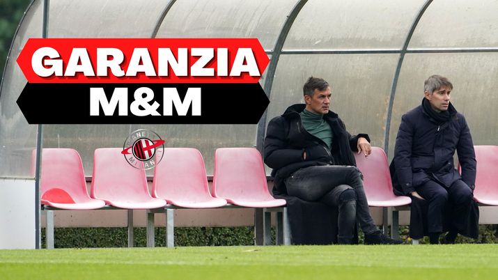 Paolo Maldini e Frederic Massara, dirigenti del Milan (getty images)