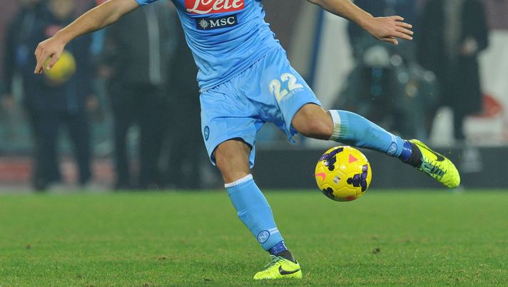 NAPLES, ITALY - JANUARY 15:  Josip Radosevic of Napoli in action during the Tim cup match between SSC Napoli and Atalanta BC at Stadio San Paolo on January 15, 2014 in Naples, Italy.  (Photo by Giuseppe Bellini/Getty Images) 