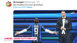 VIDEO Festival di Sanremo 2021, da Amadeus-Lukaku alla spilla appariscente: quanti meme per Ibra!