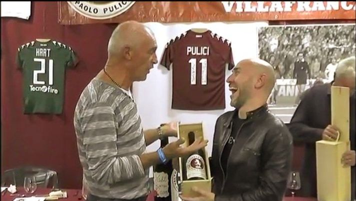 Paolo Pulici con il cantante e showman Francesco Trimani Paolo Pulici con il cantante e showman Francesco Trimani