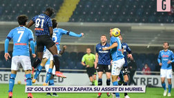 VIDEO Napoli-Atalanta, rosso a Gasperini, Zapata, Gosens, Muriel e Romero affondano Gattuso: il film della partita