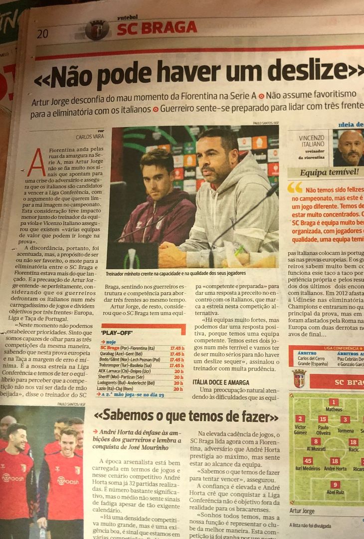 FOTO VN – I titoli dei giornali portoghesi. “Qui comandano i guerrieri” - immagine 3