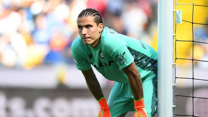 UDINE, ITALY - SEPTEMBER 18: Marco Silvestri of Udinese Calcio looks on during the Serie A match between Udinese Calcio and FC Internazionale at Dacia Arena on September 18, 2022 in Udine, Italy. (Photo by Alessandro Sabattini/Getty Images) Udinese, sconfitta nel test contro l’Athletic: il migliore è Silvestri, ci sono due bocciati - immagine 1