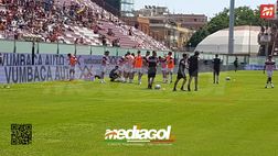 FOTO Reggina-Palermo, i rosanero in campo: le immagini dal “Granillo”