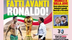 Prima Pagina, La Gazzetta dello Sport: “Fatti avanti Ronaldo!”