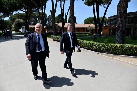 Lotito e Casini Lotito e Casini
